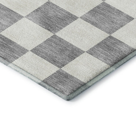 Dalyn The Reserve TR7 Gray Rug corner detail