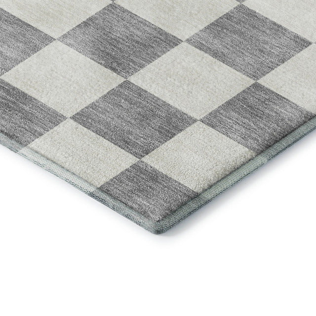 Dalyn The Reserve TR7 Gray Rug corner detail