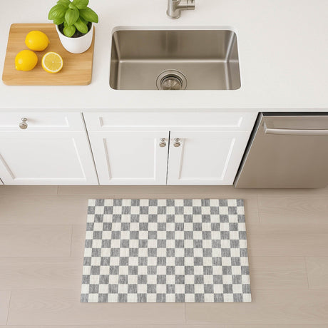 Dalyn The Reserve TR7 Gray Rug shown in a room