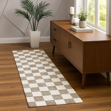 Dalyn The Reserve TR7 Khaki Rug shown in a room