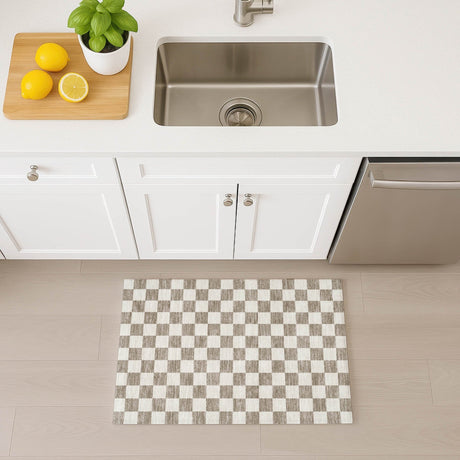 Dalyn The Reserve TR7 Khaki Rug shown in a room