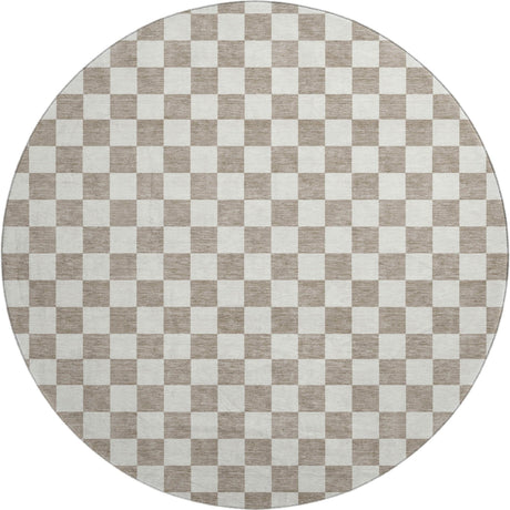 Dalyn The Reserve TR7 Khaki Rug round rug