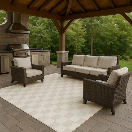 Dalyn The Reserve TR7 Linen Rug outdoor lifestyle image