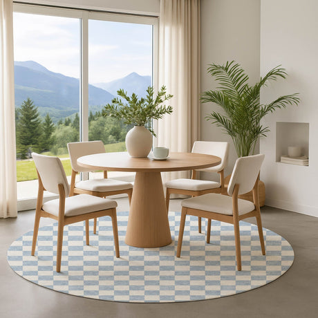 Dalyn The Reserve TR7 Sky Rug shown in a room