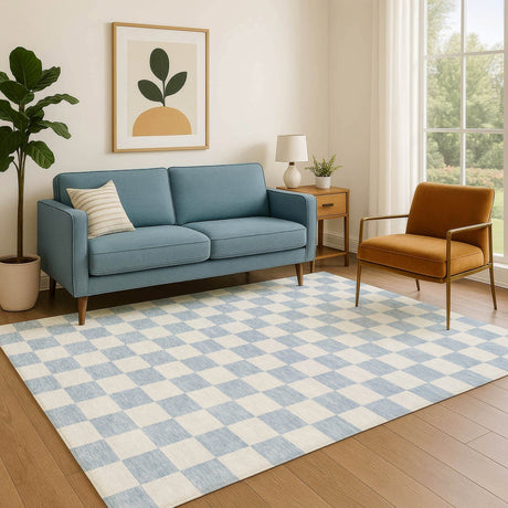 Dalyn The Reserve TR7 Sky Rug shown in a room