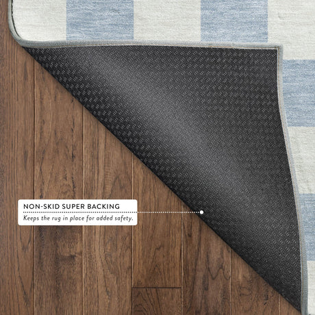 Dalyn The Reserve TR7 Sky Rug backing detail