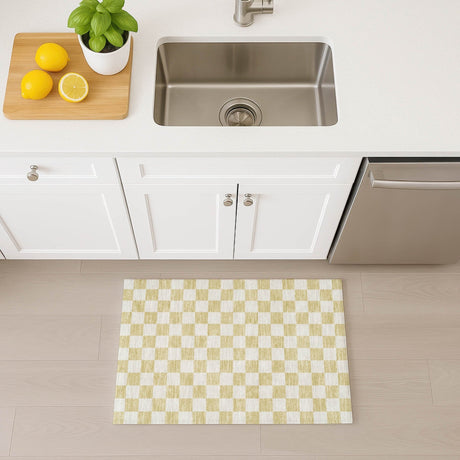 Dalyn The Reserve TR7 Wheat Rug shown in a room