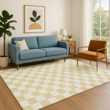 Dalyn The Reserve TR7 Wheat Rug shown in a room