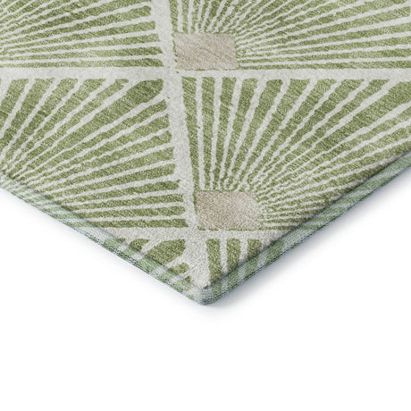 Dalyn The Reserve TR9 Aloe Rug corner detail
