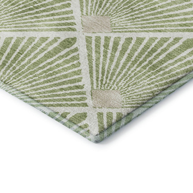 Dalyn The Reserve TR9 Aloe Rug corner detail