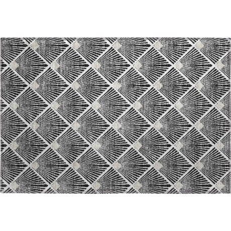 Dalyn The Reserve TR9 Black Rug rectangular rug