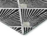 Dalyn The Reserve TR9 Black Rug corner detail