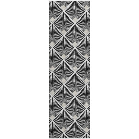 Dalyn The Reserve TR9 Black Rug runner rug