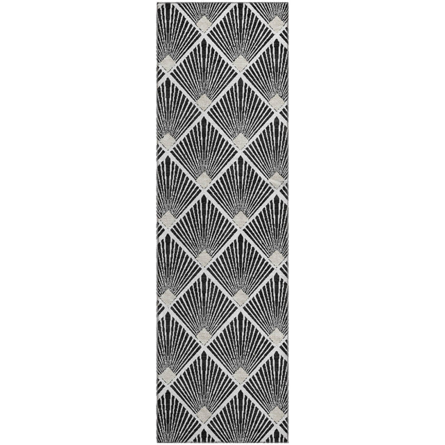 Dalyn The Reserve TR9 Black Rug runner rug
