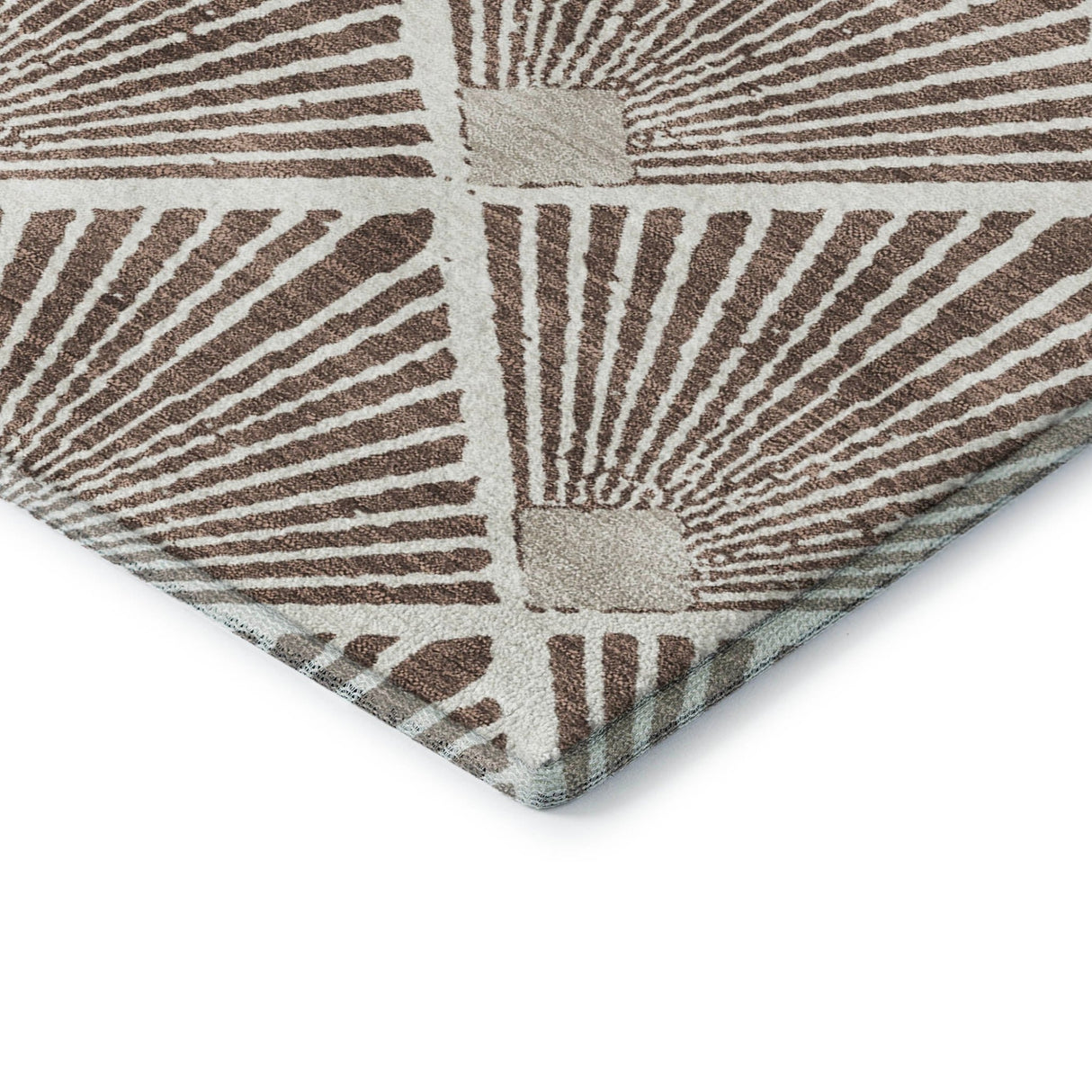 Dalyn The Reserve TR9 Brown Rug corner detail
