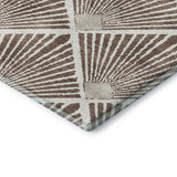 Dalyn The Reserve TR9 Brown Rug corner detail