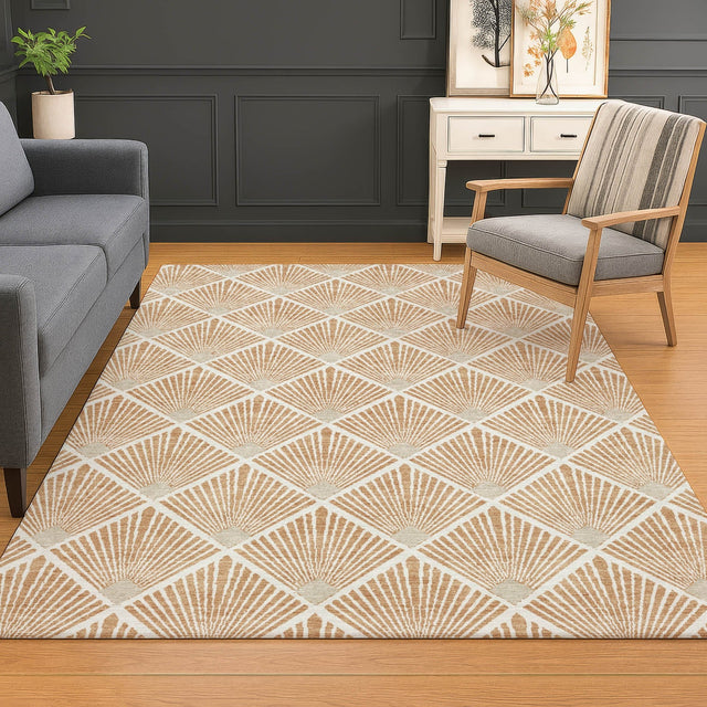 Dalyn The Reserve TR9 Copper Rug shown in a room