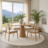 Dalyn The Reserve TR9 Ivory Rug shown in a room