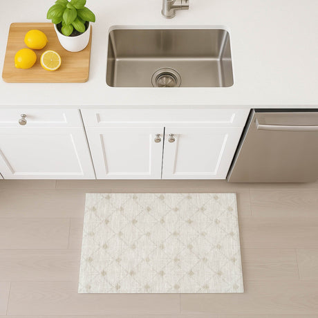 Dalyn The Reserve TR9 Ivory Rug shown in a room