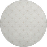 Dalyn The Reserve TR9 Ivory Rug round rug