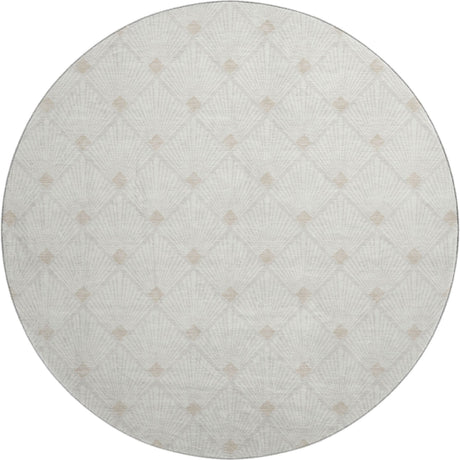 Dalyn The Reserve TR9 Ivory Rug round rug