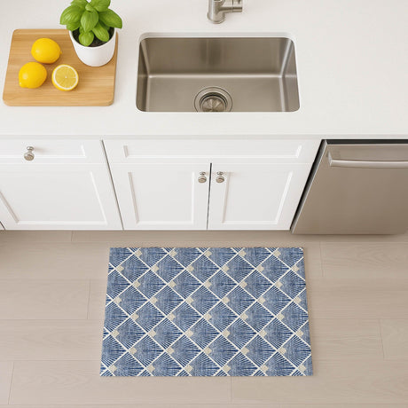Dalyn The Reserve TR9 Navy Rug shown in a room