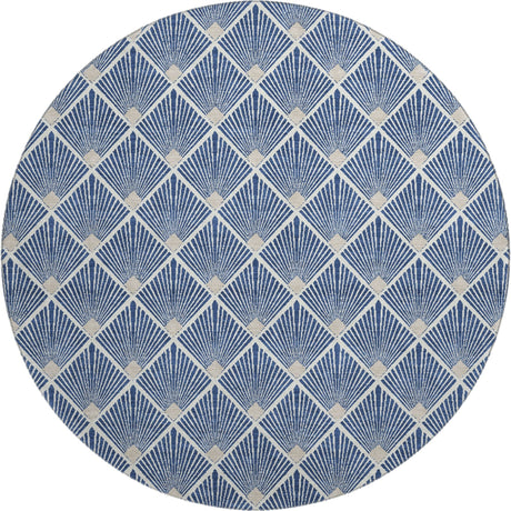 Dalyn The Reserve TR9 Navy Rug round rug