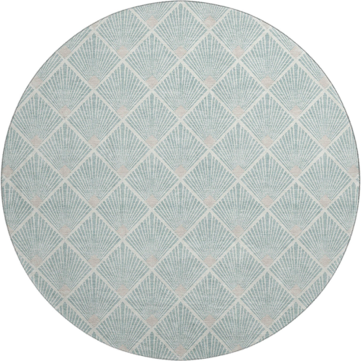 Dalyn The Reserve TR9 Seafoam Rug round rug