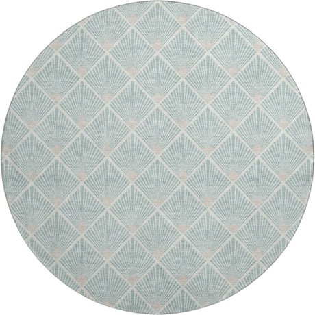 Dalyn The Reserve TR9 Seafoam Rug round rug