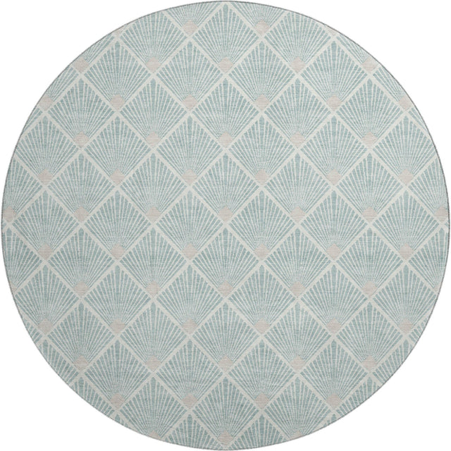 Dalyn The Reserve TR9 Seafoam Rug round rug