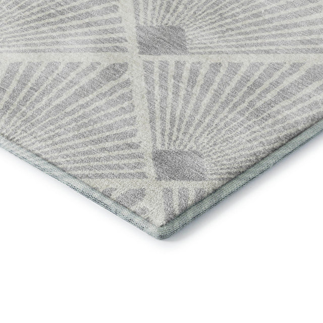 Dalyn The Reserve TR9 Silver Rug corner detail