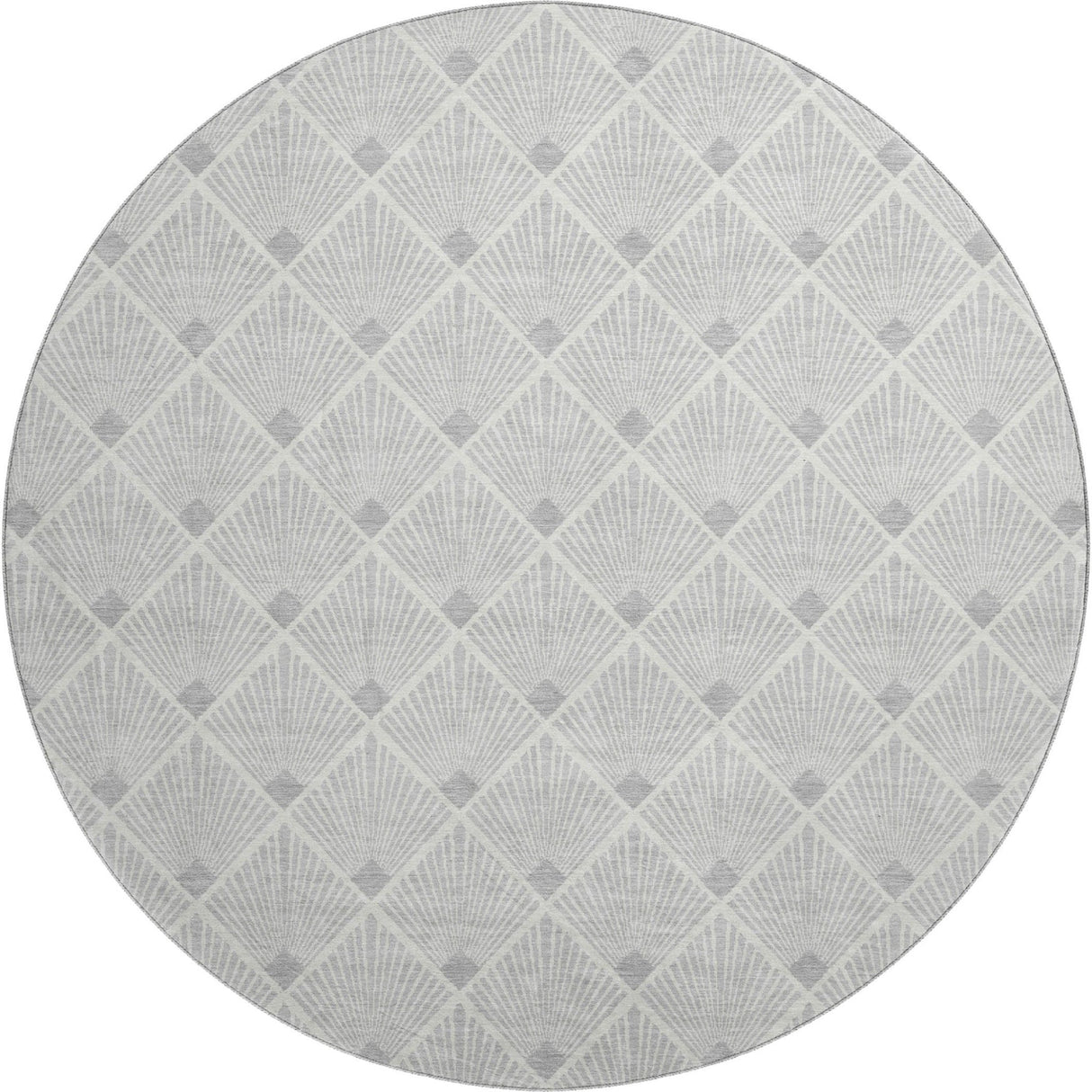 Dalyn The Reserve TR9 Silver Rug round rug