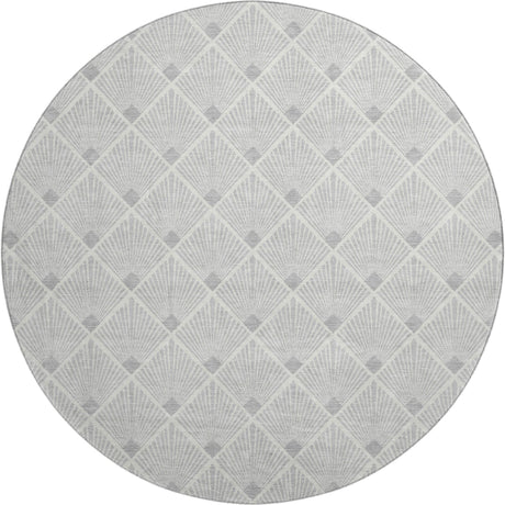 Dalyn The Reserve TR9 Silver Rug round rug