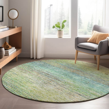 Dalyn Trevi TV1 Aloe Rug shown in a room