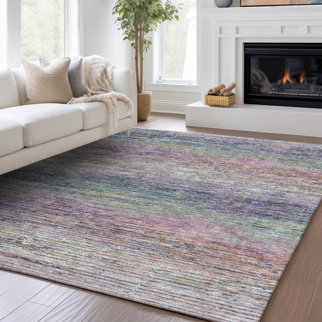 Dalyn Trevi TV1 Blush Rug shown in a room