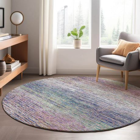 Dalyn Trevi TV1 Blush Rug shown in a room