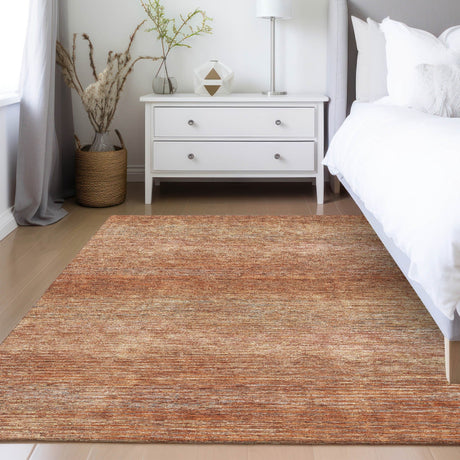 Dalyn Trevi TV1 Copper Rug shown in a room