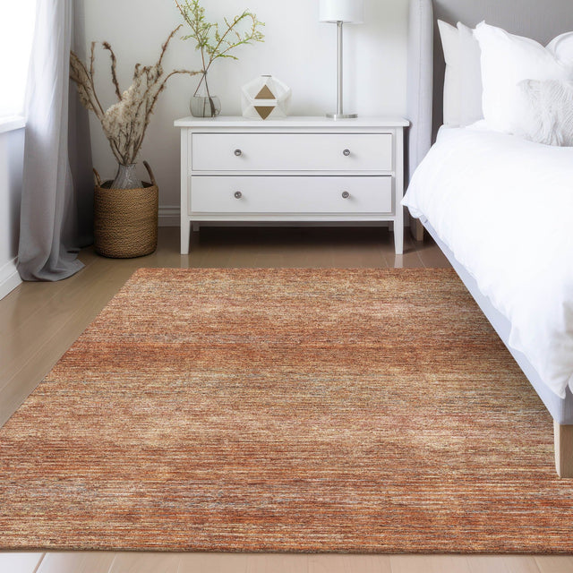 Dalyn Trevi TV1 Copper Rug shown in a room