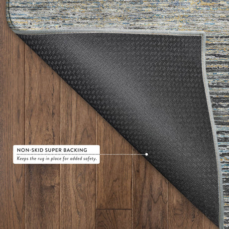 Dalyn Trevi TV1 Granite Rug backing detail