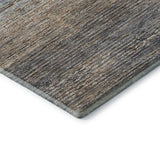 Dalyn Trevi TV1 Pewter Rug corner detail