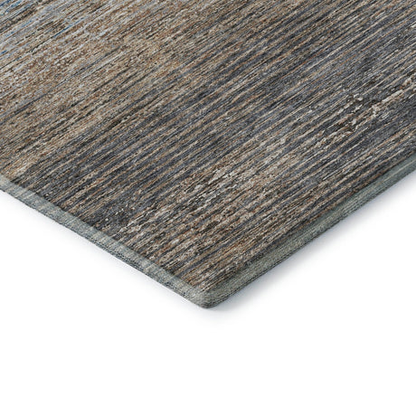 Dalyn Trevi TV1 Pewter Rug corner detail