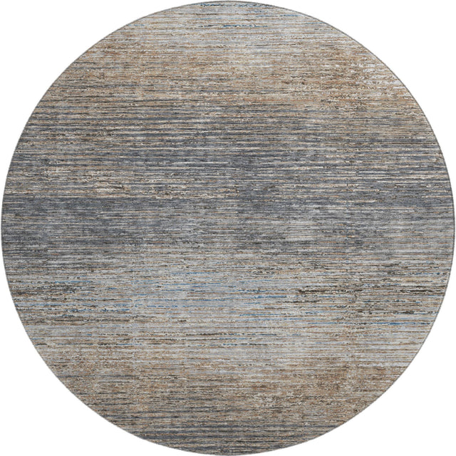 Dalyn Trevi TV1 Pewter Rug round rug