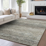 Dalyn Trevi TV1 Taupe Rug shown in a room