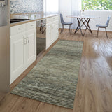 Dalyn Trevi TV1 Taupe Rug shown in a room