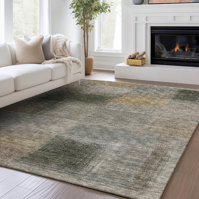 Dalyn Trevi TV10 Mocha Rug shown in a room