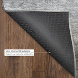 Dalyn Trevi TV10 Pewter Rug backing detail