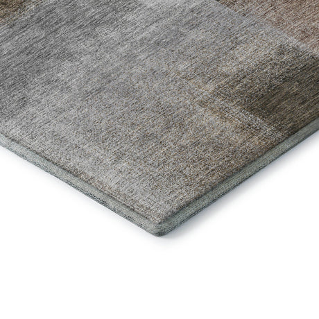 Dalyn Trevi TV10 Pewter Rug corner detail