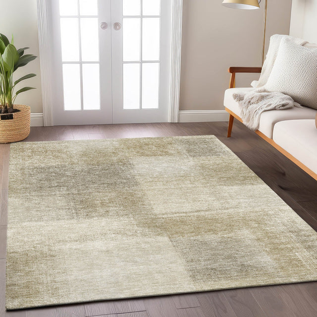 Dalyn Trevi TV10 Taupe Rug shown in a room