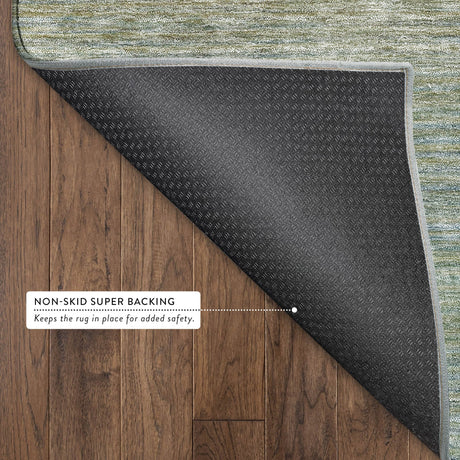 Dalyn Trevi TV11 Blue Rug backing detail