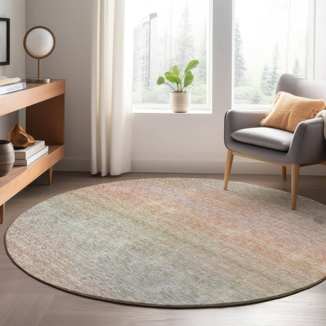 Dalyn Trevi TV11 Coral Rug shown in a room